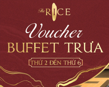 Voucher Buffet trưa thứ 2 đến thứ 6 - dành cho người lớn
